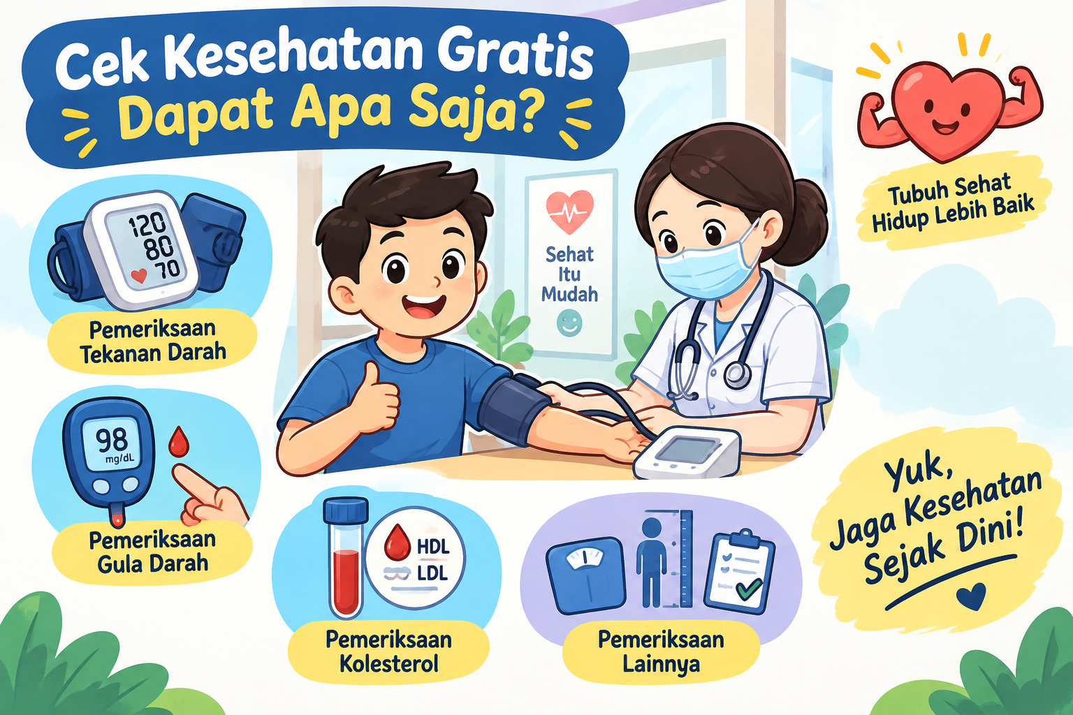 Cek Kesehatan Gratis Dapat Apa Saja