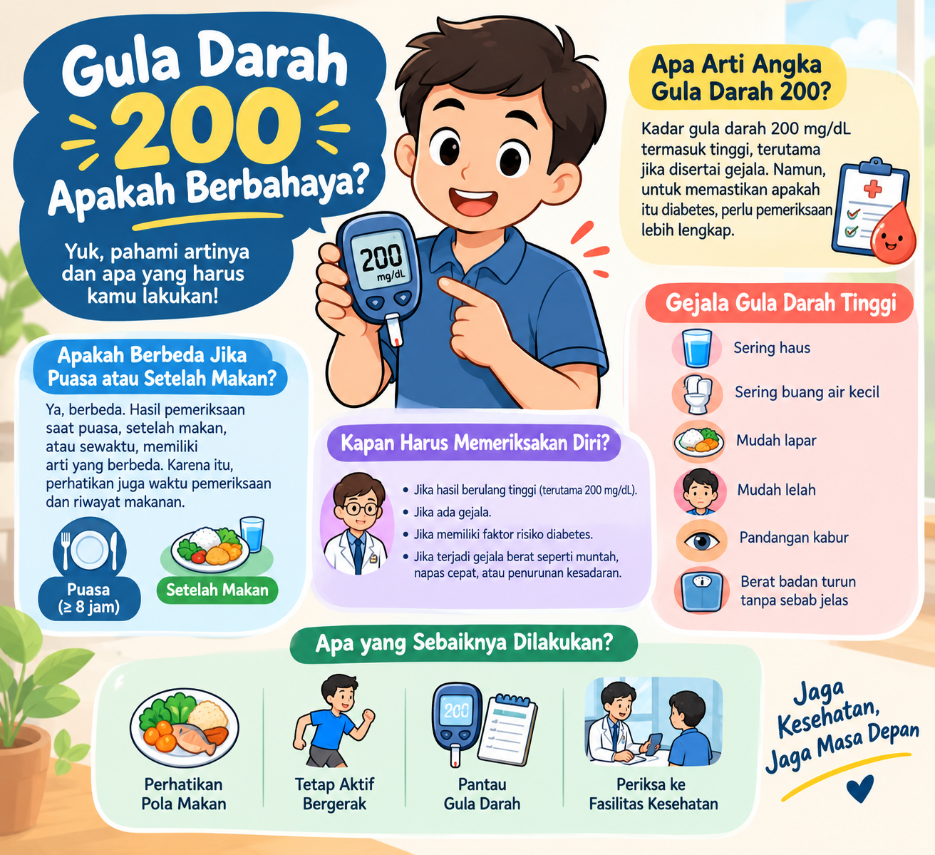 Gula Darah 200 Apakah Berbahaya?